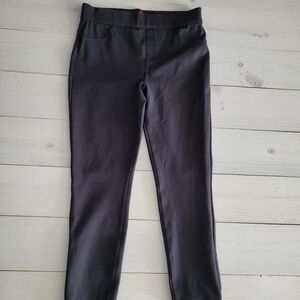 SPANX Pants Gray Straight Leg Slimming Compression.